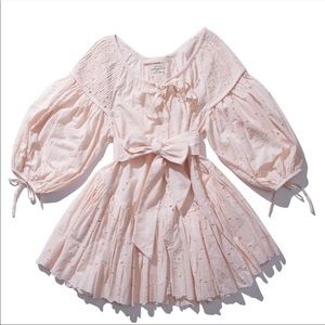 Innika Choo Mini frill Meg nettick dress